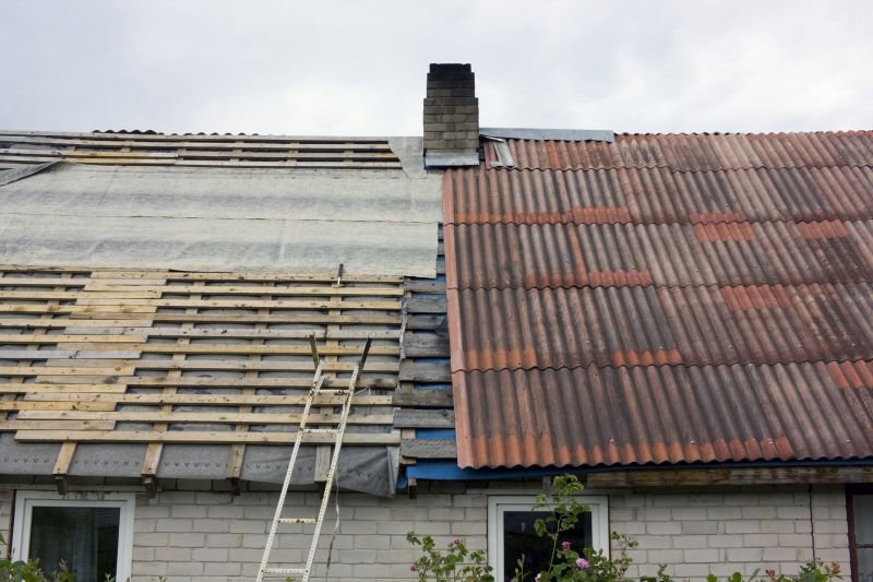 Repaired Roof with New Shingles