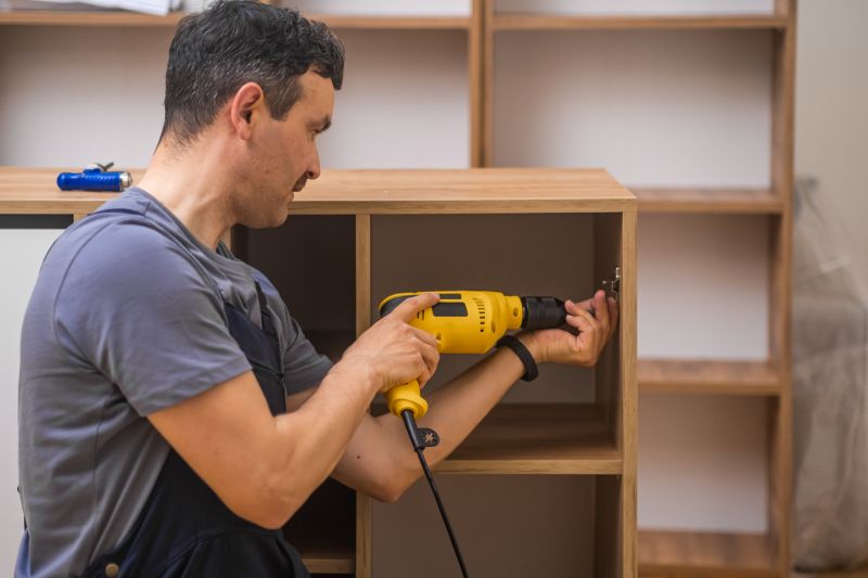 Custom Bookshelves Installation in Raleigh, NC